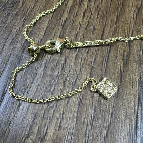 Kendra Scott Love Shack Fancy Elisa Sunny Meadow Purple Iris Illuson Necklace - Picture 5 of 8